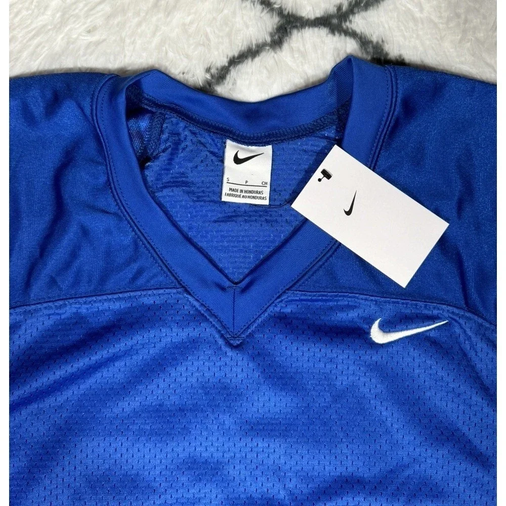 NIKE Vapor Varsity Football Practice Jersey Blue Men's Sz S *NEW* 908727-493 $62
